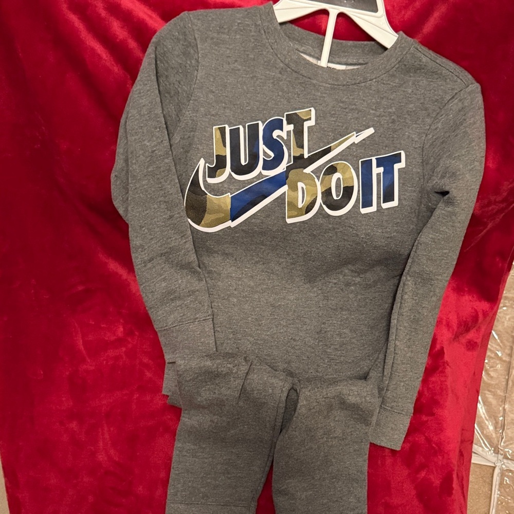Nike Gray Kids Matching Set